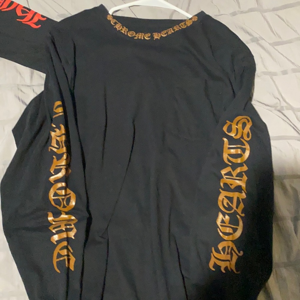 Black chrome hearts long sleeve